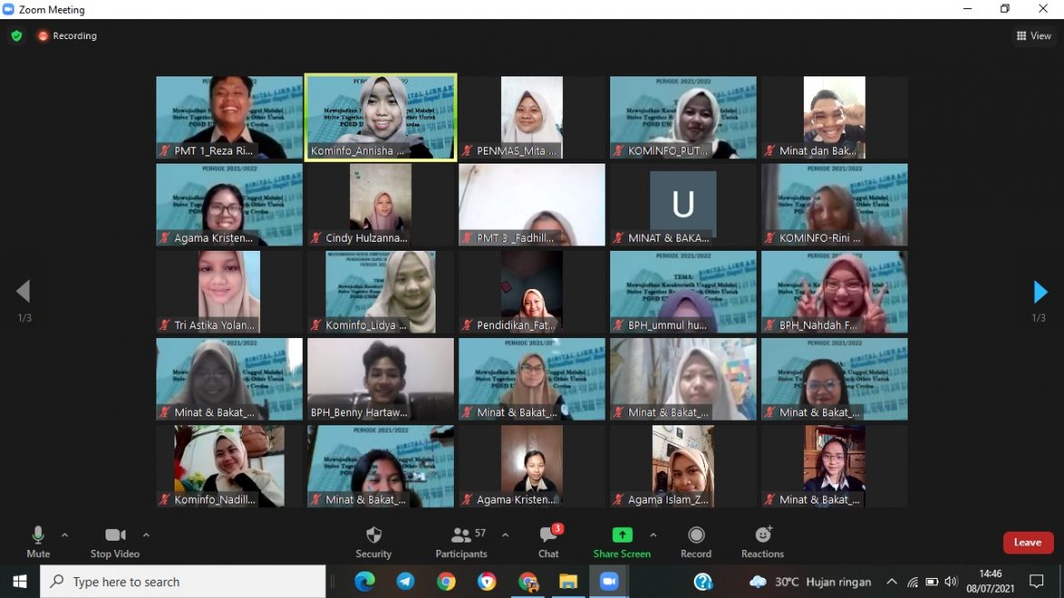 Musyawarah Kerja HMJ PGSD FIP UNIMED Periode 2021/2022