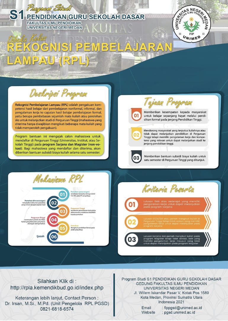 Rekognisi Pembelajaran Lampau Rpl Pgsd