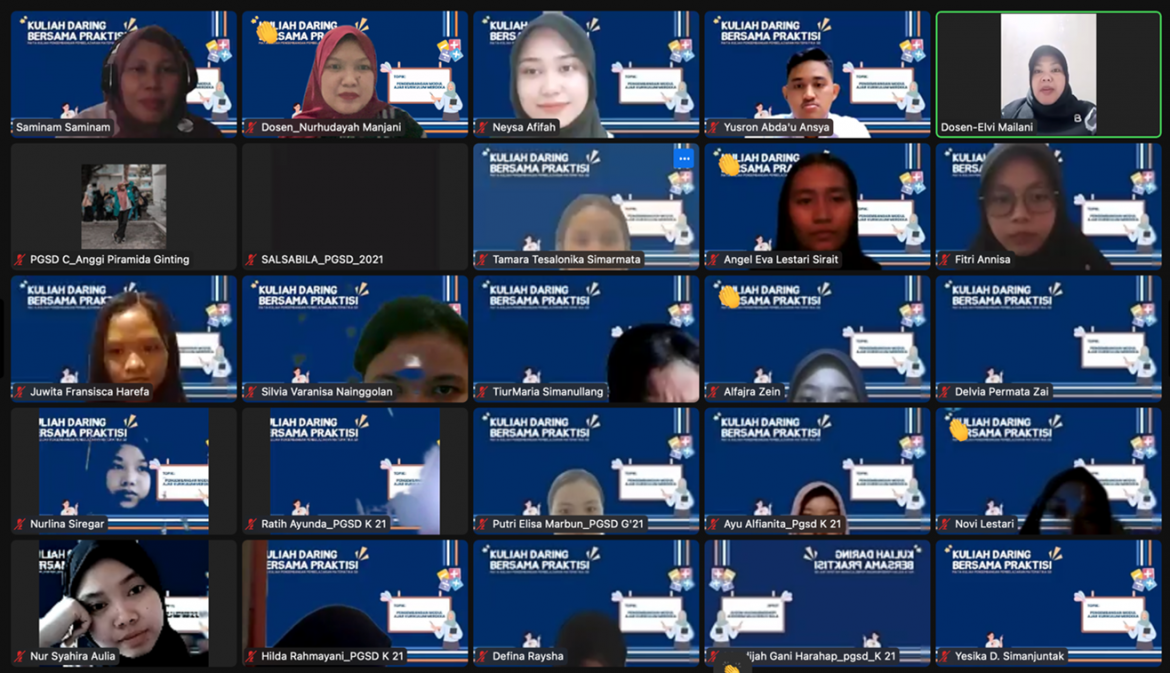 PGSD FIP UNIMED Laksanakan Kuliah Daring Bersama Praktisi Pendidikan: Upaya Pengembangan Modul Ajar Pembelajaran Matematika yang Berkualitas