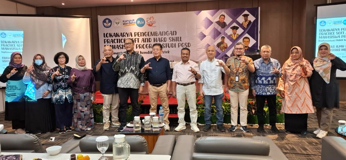 PGSD FIP UNIMED Selenggarakan Kegiatan “Lokakarya Pengembangan Practice Soft And Hard Skill Mahasiswa Program Studi PGSD” Sebagai Implementasi PKKM Kemendikbudristek