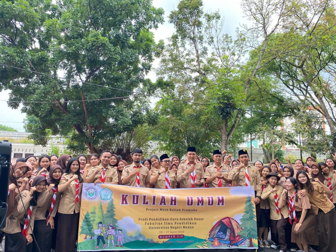 Kuliah Umum dan Perkemahan Karakter PGSD Unimed