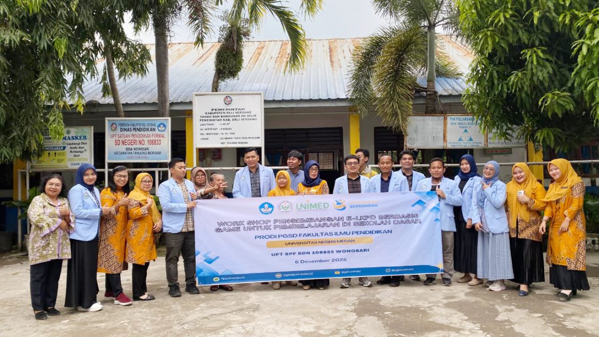 DOSEN UNIMED GELAR PENGABDIAN MASYARAKAT : WORKSHOP PENGEMBANGAN E-LKPD BERBASIS PEMBELAJARAN